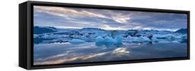 Jokulsarlon, South Iceland, Polar Regions-Ben Pipe-Framed Stretched Canvas