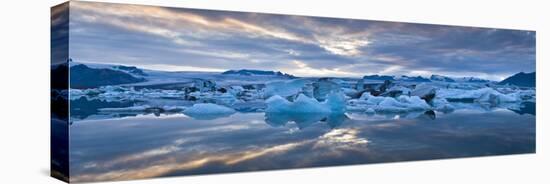 Jokulsarlon, South Iceland, Polar Regions-Ben Pipe-Stretched Canvas