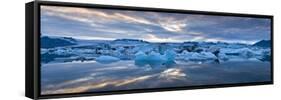 Jokulsarlon, South Iceland, Polar Regions-Ben Pipe-Framed Stretched Canvas