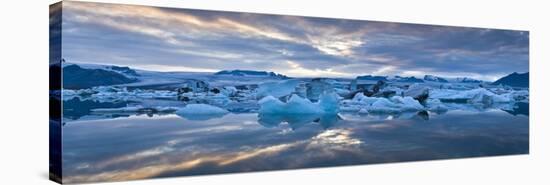 Jokulsarlon, South Iceland, Polar Regions-Ben Pipe-Stretched Canvas