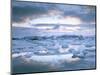 Jokuslarlon Glacial Lagoon, Vatnajokull Ice-Cap, Iceland, Polar Regions-Simon Harris-Mounted Photographic Print