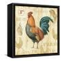 Joli Rooster II-Lisa Audit-Framed Stretched Canvas