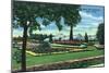 Joliet, Illinois - Scenic View of the Pilcher Park Arboretum, c.1945-Lantern Press-Mounted Art Print