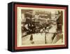 Jollification. Deadwood People Celebrating the Building of D.O.R.R. Road to Lead City-John C. H. Grabill-Framed Stretched Canvas