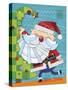 Jolly Christmas 1-Holli Conger-Stretched Canvas