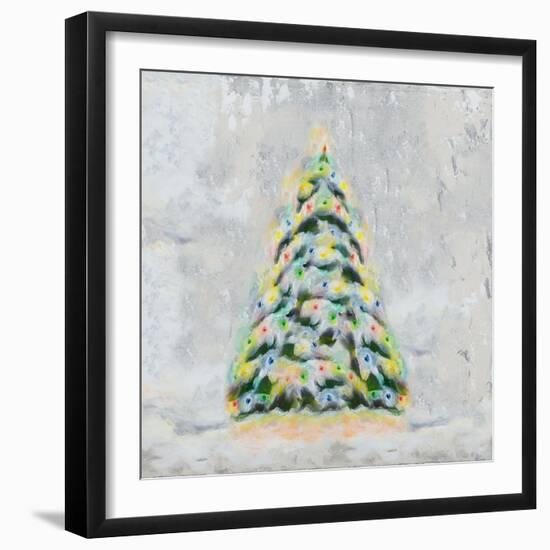 Jolly Christmas Tree-Tiffany Hakimipour-Framed Art Print