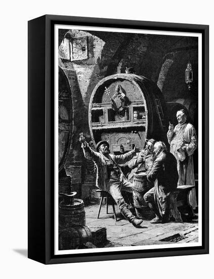 Jolly Companions, 1882-Eduard Von Grutzner-Framed Stretched Canvas