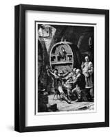 Jolly Companions, 1882-Eduard Von Grutzner-Framed Premium Giclee Print