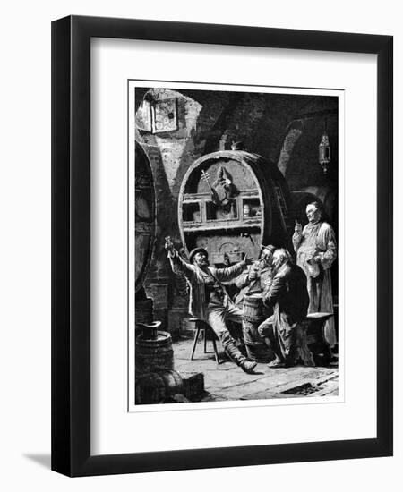 Jolly Companions, 1882-Eduard Von Grutzner-Framed Premium Giclee Print