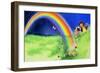 Jolly Dogs of Dogville-Francis Phillipps-Framed Giclee Print