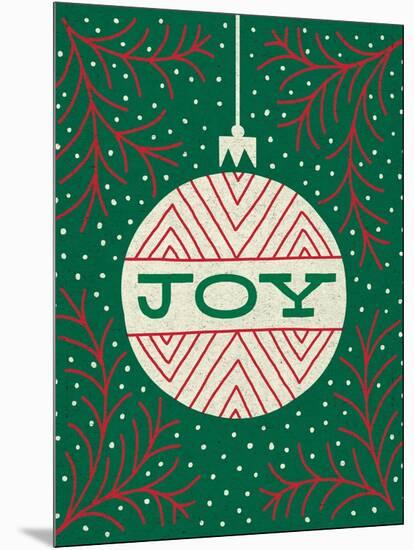 Jolly Holiday Ornaments Joy-Michael Mullan-Mounted Art Print