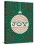 Jolly Holiday Ornaments Joy-Michael Mullan-Stretched Canvas
