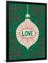 Jolly Holiday Ornaments Love-Michael Mullan-Framed Premium Giclee Print