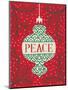 Jolly Holiday Ornaments Peace-Michael Mullan-Mounted Art Print