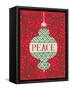 Jolly Holiday Ornaments Peace-Michael Mullan-Framed Stretched Canvas
