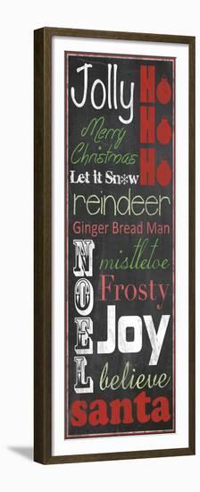 Jolly Merry Christmas-Lauren Gibbons-Framed Premium Giclee Print