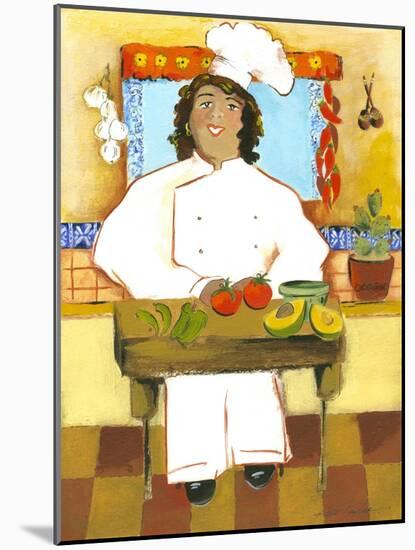 Jolly Mexican Chef-Kris Taylor-Mounted Art Print