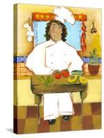 Jolly Mexican Chef-Kris Taylor-Stretched Canvas