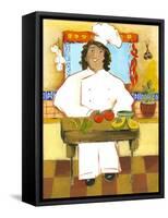 Jolly Mexican Chef-Kris Taylor-Framed Stretched Canvas