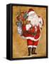 Jolly Night on Gold-Patricia Pinto-Framed Stretched Canvas