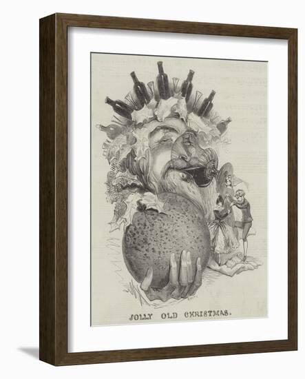 Jolly Old Christmas-null-Framed Giclee Print