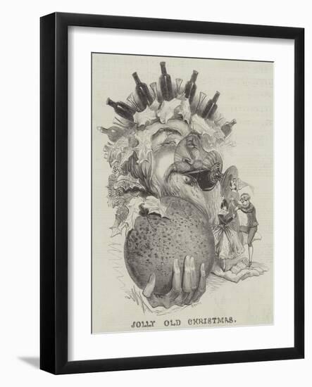 Jolly Old Christmas-null-Framed Giclee Print