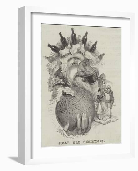 Jolly Old Christmas-null-Framed Giclee Print