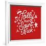 Jolly Ole Saint Nick-Ashley Santoro-Framed Giclee Print