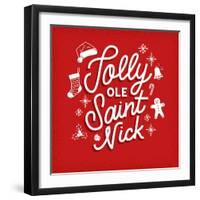 Jolly Ole Saint Nick-Ashley Santoro-Framed Giclee Print