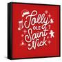 Jolly Ole Saint Nick-Ashley Santoro-Framed Stretched Canvas