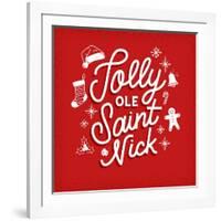 Jolly Ole Saint Nick-Ashley Santoro-Framed Giclee Print