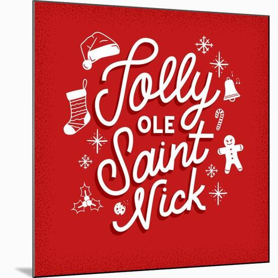 Jolly Ole Saint Nick-Ashley Santoro-Mounted Giclee Print