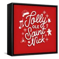 Jolly Ole Saint Nick-Ashley Santoro-Framed Stretched Canvas