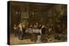 Jolly Party-Jan Steen-Stretched Canvas