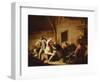 Jolly Peasants in a Tavern-Adriaen Van Ostade-Framed Giclee Print