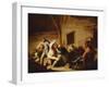 Jolly Peasants in a Tavern-Adriaen Van Ostade-Framed Giclee Print