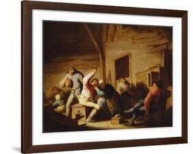 Jolly Peasants in a Tavern-Adriaen Van Ostade-Framed Giclee Print