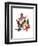 Jolly Postman-Norman Rockwell-Framed Giclee Print