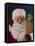 Jolly Saint Nick with Starry Night-Walt Johnson-Framed Stretched Canvas