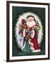 Jolly Saint Nick-Barbara Mock-Framed Giclee Print