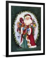 Jolly Saint Nick-Barbara Mock-Framed Giclee Print