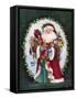 Jolly Saint Nick-Barbara Mock-Framed Stretched Canvas