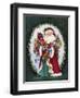 Jolly Saint Nick-Barbara Mock-Framed Giclee Print