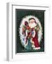 Jolly Saint Nick-Barbara Mock-Framed Giclee Print