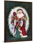 Jolly Saint Nick-Barbara Mock-Framed Giclee Print