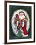 Jolly Saint Nick-Barbara Mock-Framed Giclee Print