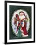 Jolly Saint Nick-Barbara Mock-Framed Giclee Print