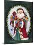 Jolly Saint Nick-Barbara Mock-Mounted Giclee Print