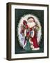 Jolly Saint Nick-Barbara Mock-Framed Giclee Print