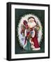 Jolly Saint Nick-Barbara Mock-Framed Giclee Print